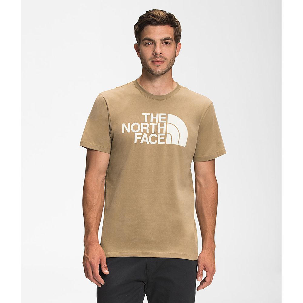 The North Face T-Shirts Mens Australia - The North Face Short Sleeve Half Dome White (HET-407152)